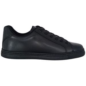 Pretty Green Childrens/Kids Latham Leather Sneakers / Black